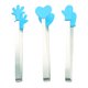 thumbnail image 1 of ColoMX 3 unids Adorables Niños Alimentos Pinzas de Acero Inoxidable Pinzas de Azúcar de Silicona Clips de cocina, 1 of 8