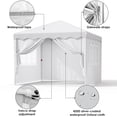 thumbnail image 5 of Pirecart 10 x 10ft Pop-up Canopy Tent Outdoor Canopy Folding Shelter with 4 Removable Sidewalls, Party Tent with Carrying Bag, White, 5 of 8