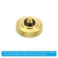 thumbnail image 4 of Uxcell Shutter Release Button Soft Shutter Release Button Copper Camera Shutter Button Carved, Golden 2 Pack, 4 of 6