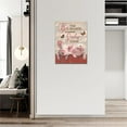 thumbnail image 4 of Pink Pig Wall Art Funny and Cute Pig Pictures Canvas Print Wall Country Farm Pig Animal Painting Inspirational Wall Decor Modern Framed Artwork Home Decor for Bathroom Bedroom Living Room 12"x16", 4 of 6