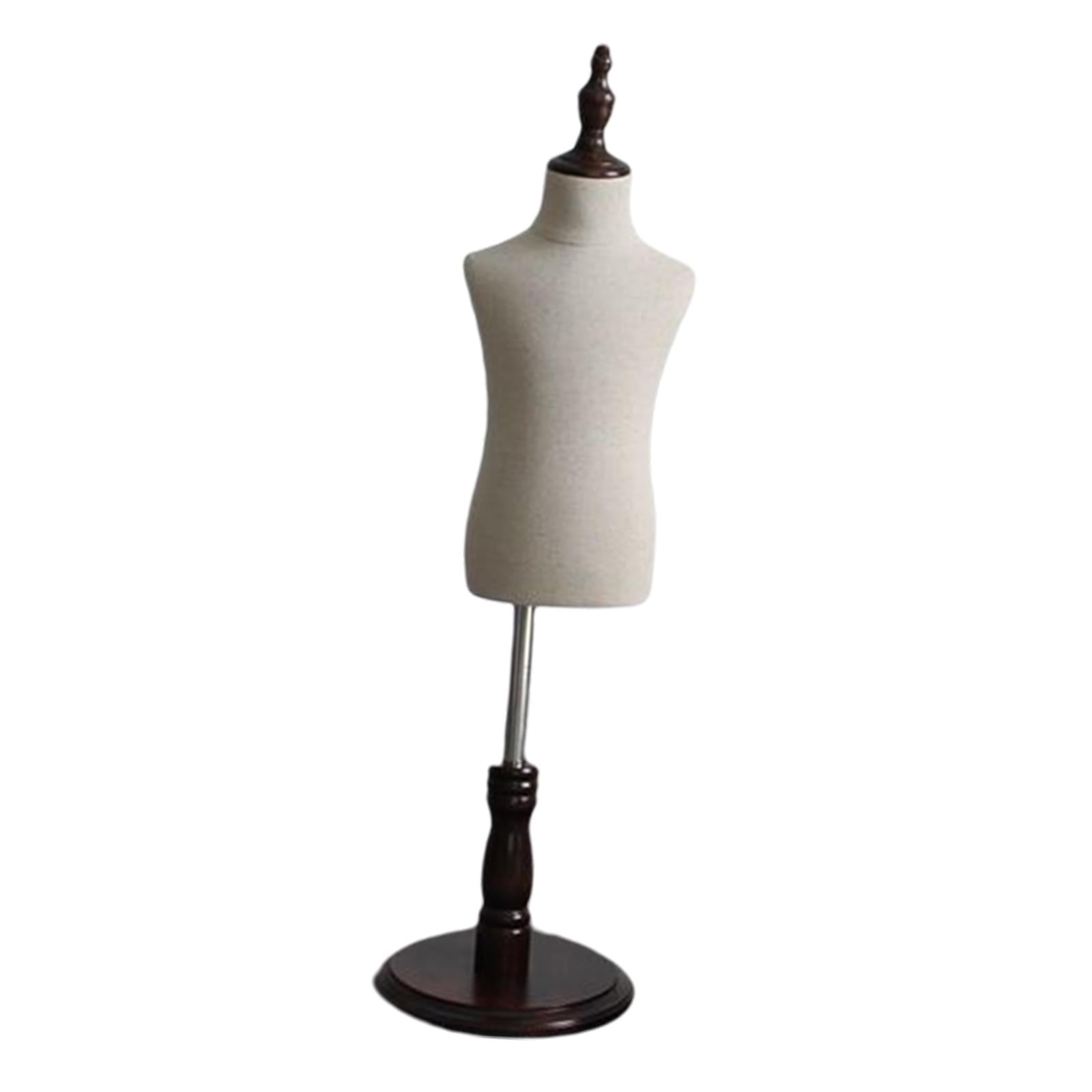 Child Kids Dress Form Mannequin Torso Body with Stable Base Adjustable Unisex Mannequin Stand for Tailor Dress Dressmakers Sewing 4 Years Old