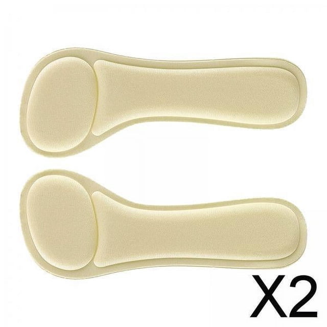 2x Plantillas de Tacón Alto Plantillas de Zapatos de Mujer Almohadilla Antideslizante Lavable Fácil de Usar Plantillas de Amortiguación Invisibles Par 2 piezas
