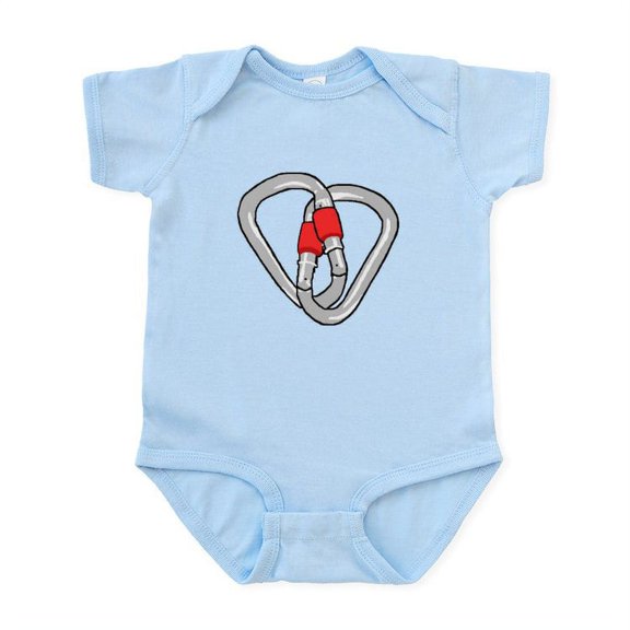 CafePress - Interlocking Carabiners Infant Bodysuit - Baby Light Bodysuit, Size Newborn - 24 Months
