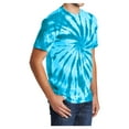 thumbnail image 4 of Yellow Rooster Men's Short Sleeve Tie-Dye Male Cotton T-Shirts Turquoise M, 4 of 6