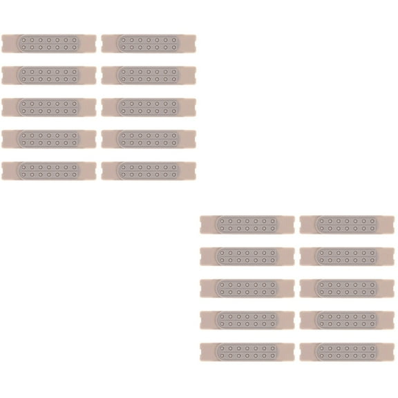 OUNONA 20 Pairs  of Adjustable Hat Extenders Portable Cap Extenders Cap Buckles Hats Caps Replacement Fasteners