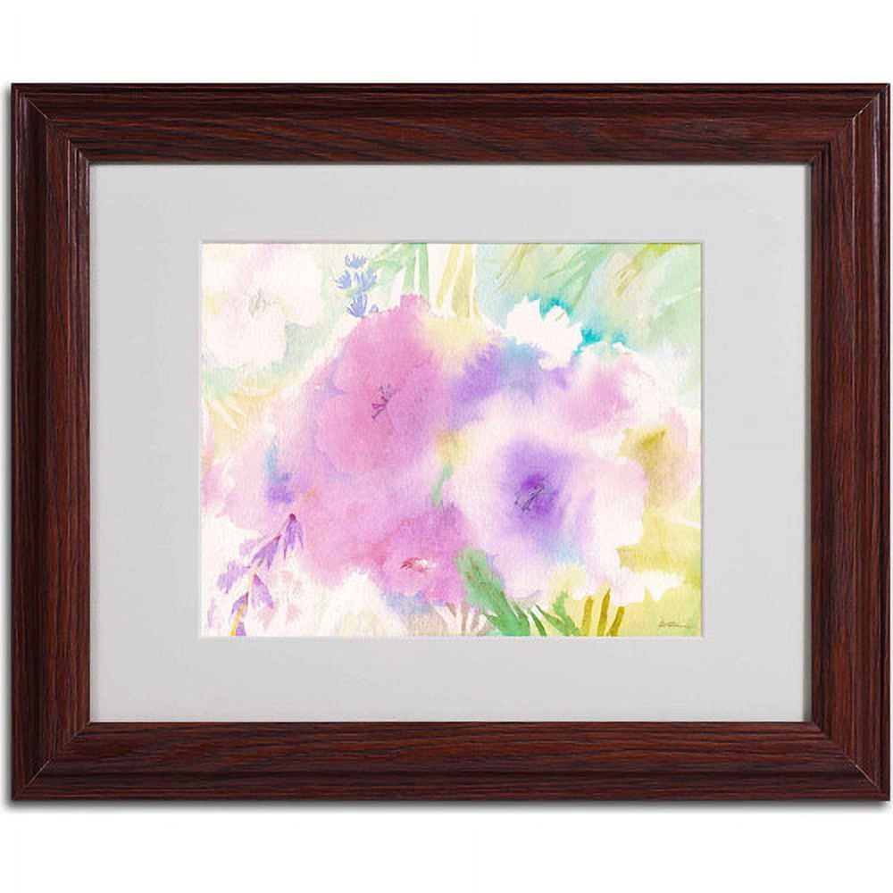 Trademark Fine Art "Purple Magic" Canvas Art by Sheila Golden, Wood Frame