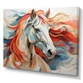 thumbnail image 2 of Designart "Spirit Of Equus Colorful Horse" Animals Wall Decor, 2 of 5