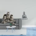thumbnail image 2 of Escultura Moderna De Búho Y Mono, Adorno De Mesa Para Sala De Estar, Oficina, Armario, Estatua En Miniatura Coleccionable De Buda, 2 of 8
