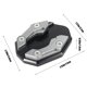thumbnail image 3 of Almohadilla de soporte para pies de motocicleta de aleación de aluminio | Cojín de asiento antideslizante ampliado | Pedal universal para soporte lateral para motocicletas y bicicletas | Duradero y, 3 of 6