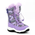 thumbnail image 5 of Nova Mountain Boys Girls Little Kids Winter Snow Boots NF-NFWB840-PurpleMulti-10, 5 of 7