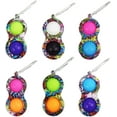 thumbnail image 1 of CPDD 6pcs Punk Graffiti Mini Pop its Pack, Fidget Toy Keychain Packs Simple Dimple Push Bubble Sensory Stress Relief Anti-Anxiety Autism Hand Key Chain Gift for Kids Teen Adult (Mixed-A), 1 of 6
