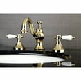 thumbnail image 3 of Kingston Brass KC7162BPL 8 in. Widespread Bathroom Faucet, Polished Brass, 3 of 4