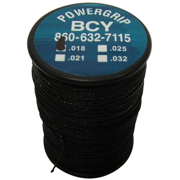 BCY 65808 Power Grip Serving Black. 018 100 yds Archery Spool Hunting Bow String
