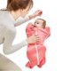 thumbnail image 1 of Manta portátil para bebé con cremallera bidireccional, fácil de usar, 95% de fibra de bambú, suave y agradable para la piel, bolsa de dormir con mangas, bolsa de dormir de transición, saco C, 1 of 4