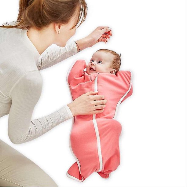 Manta portátil para bebé con cremallera bidireccional, fácil de usar, 95% de fibra de bambú, suave y agradable para la piel, bolsa de dormir con mangas, bolsa de dormir de transición, saco C