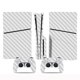 thumbnail image 1 of for PS5 Slim Textured Black Carbon Fiber, Full-Body Cover Wrap Decal Skin-Kit for PS5 Slim Console and Controller, 1 of 4