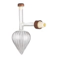 thumbnail image 1 of predolo Elegant Transparent Portable Decanter Aerator Whiskey Glass Container for Dining Peach Shaped, 1 of 8