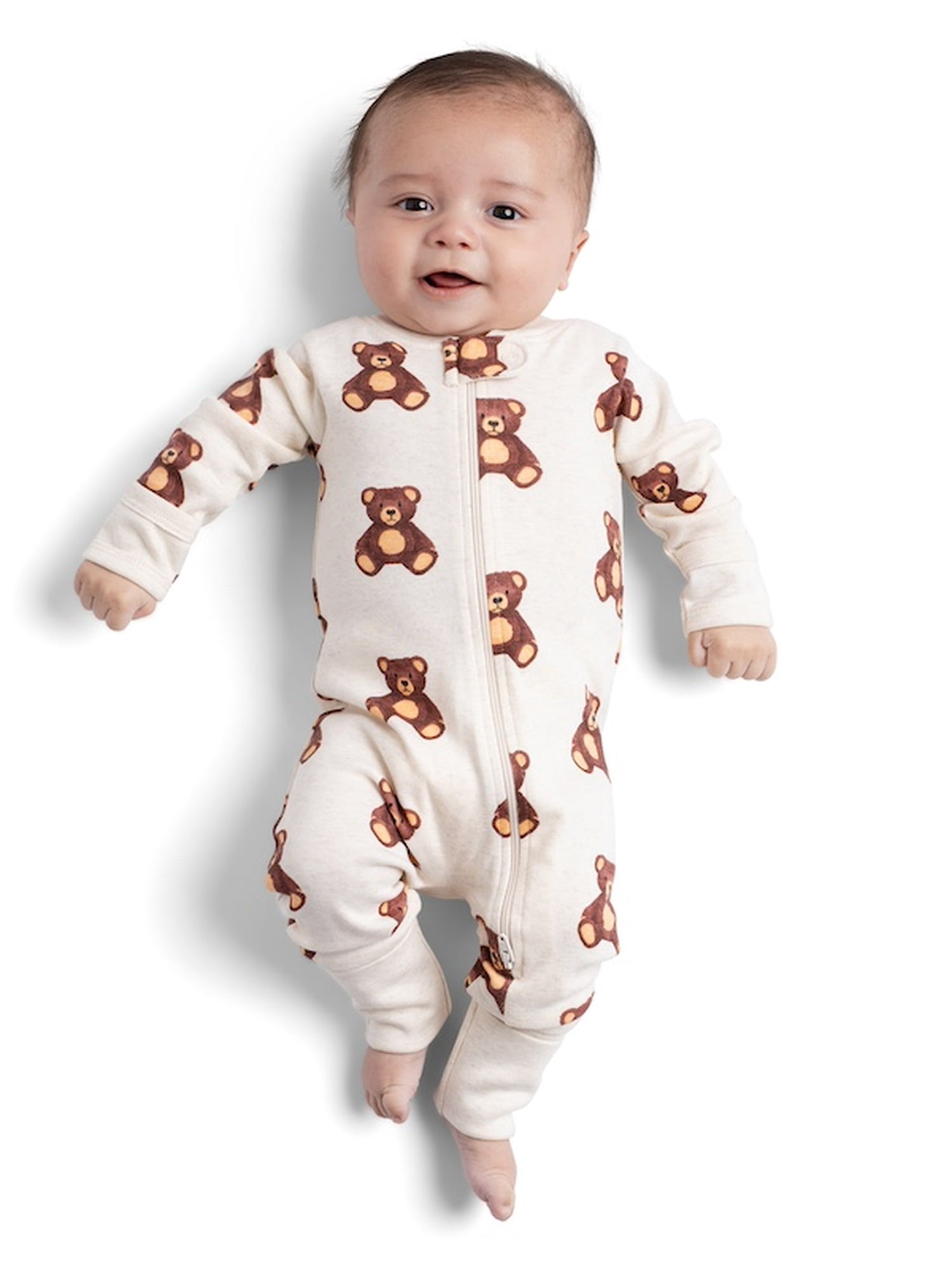 M+A by Monica + Andy, Organic Cotton One-Piece Coverall, Sizes Newborn - 18-24 Months
