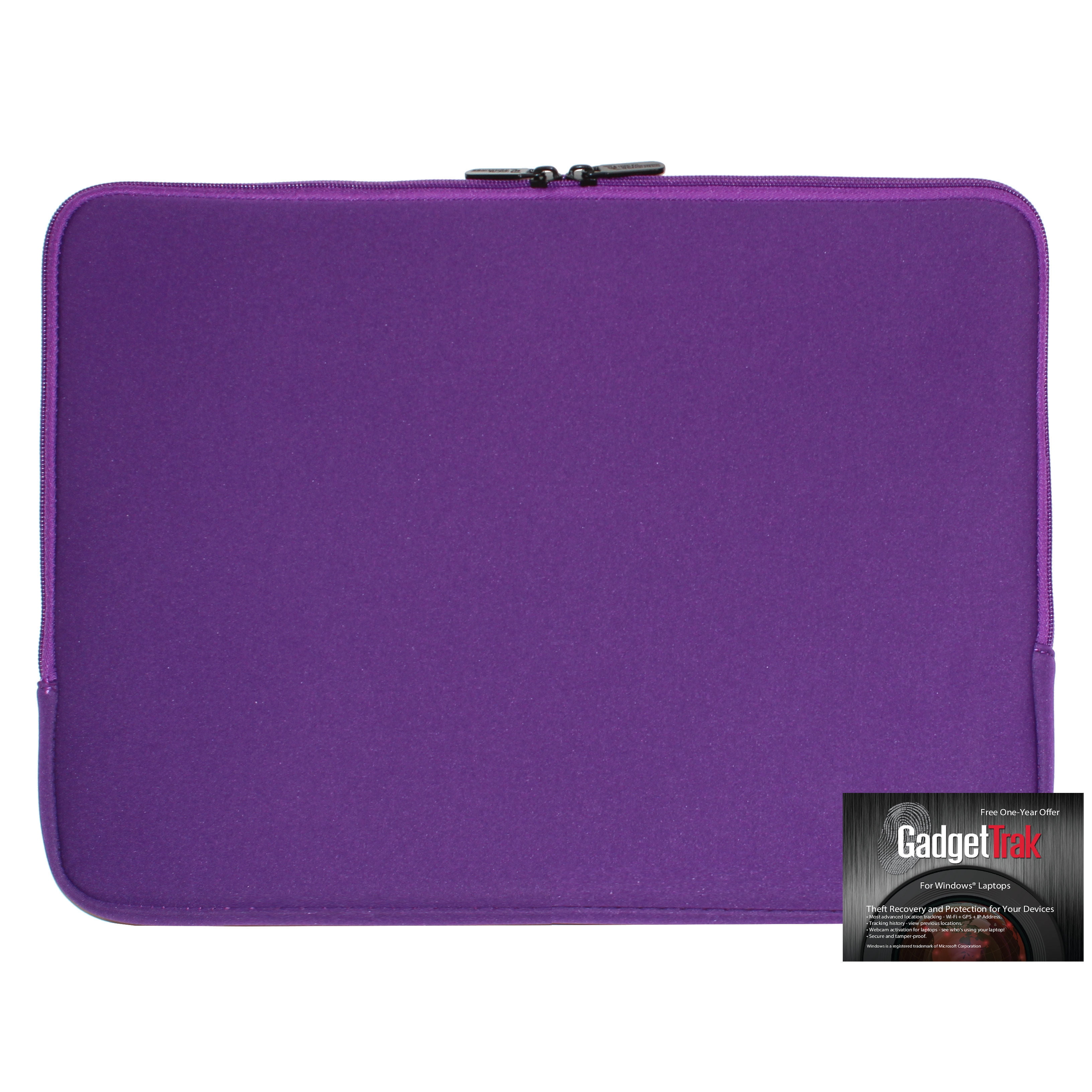 SlipIt 15.6" Laptop Sleeve with 1 Year Free GadgetTrak Subscription. A