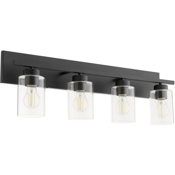 Carter 4 - Light Matte Black / Black Wall Sconce