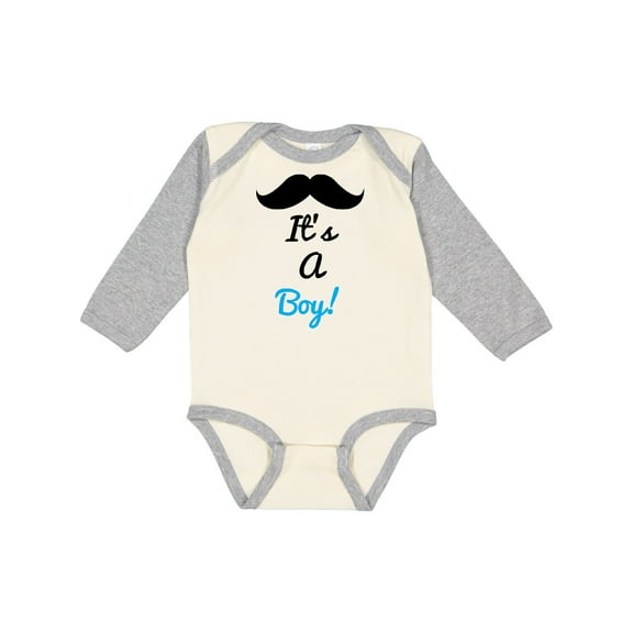 Inktastic It's a Boy Boys or Girls Long Sleeve Baby Bodysuit