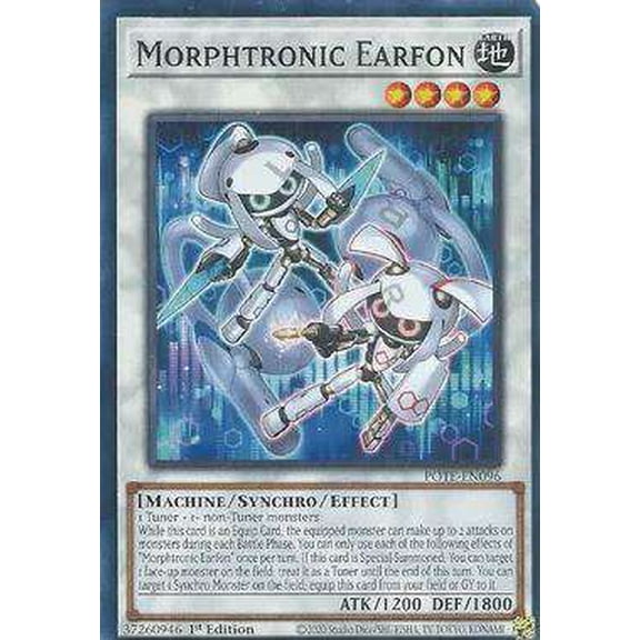 YuGiOh Power of the Elements Common Morphtronic Earfon POTE-EN096