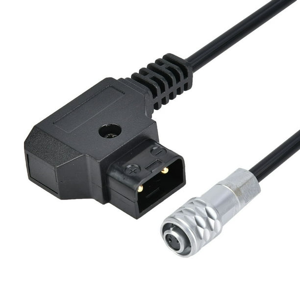 Cable de alimentación D-tap a 4K para cámara Blackmagic Pocket Cinema 4K y montura Gold Mount V Mount B (1,5 m)