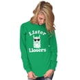 thumbnail image 4 of Llater Losers Nerdy Geeky Cute Llama Long Sleeve TShirt Men Women Brisco Brands L, 4 of 6