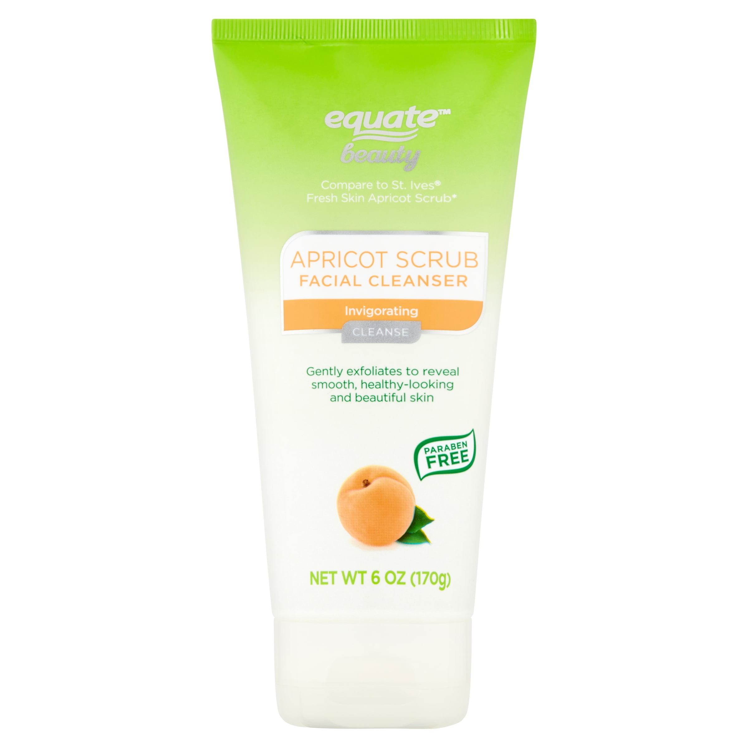 Equate Beauty Refreshing Apricot Scrub, 6 oz