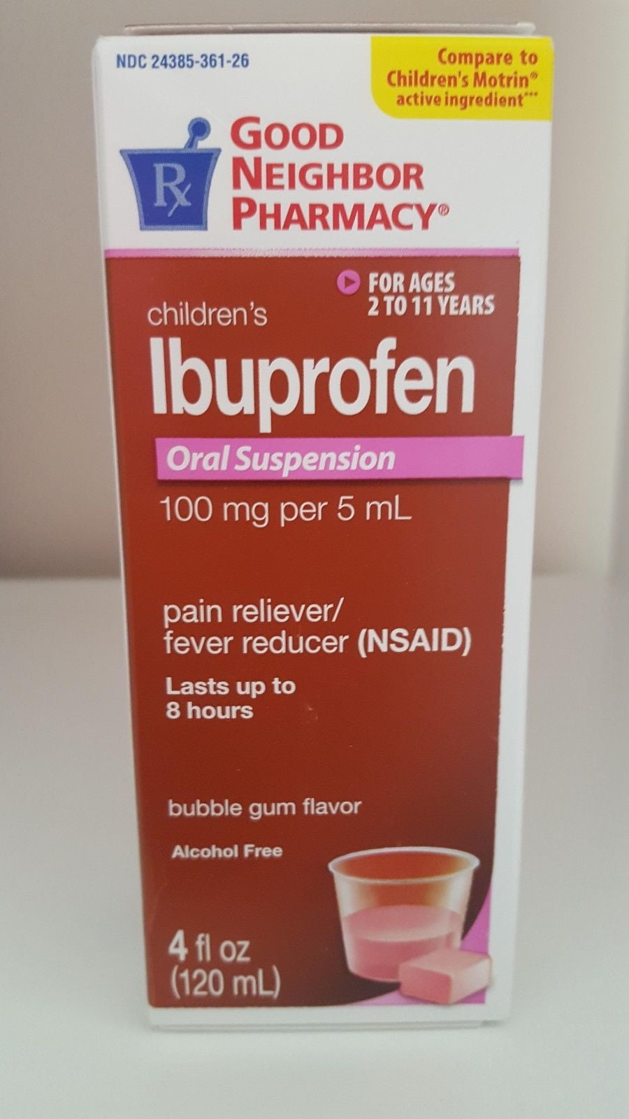 GNP Children Ibuprofen 100 Mg/5 Ml