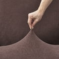 thumbnail image 2 of facefd Stretch Recliner Chair Slipcover Elastic Full Coverage Solid Color Sofa Cover Replacement for LAZBOY, Chocolate, 2 of 6