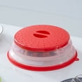 thumbnail image 1 of PENGXIANG Foldable Microwave Lid with Hook Design   Multi-purpose Microwave Sleeve Collapsible Food Plate Cover BPA-Free & Non-Toxic for Kitchen Cooking, 1 of 7