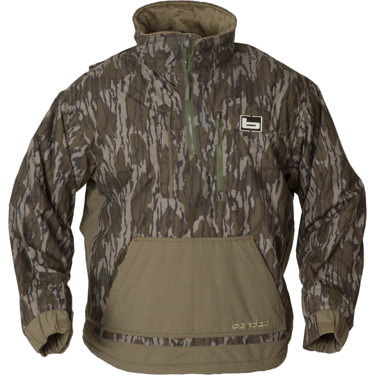 banded pullover jacket