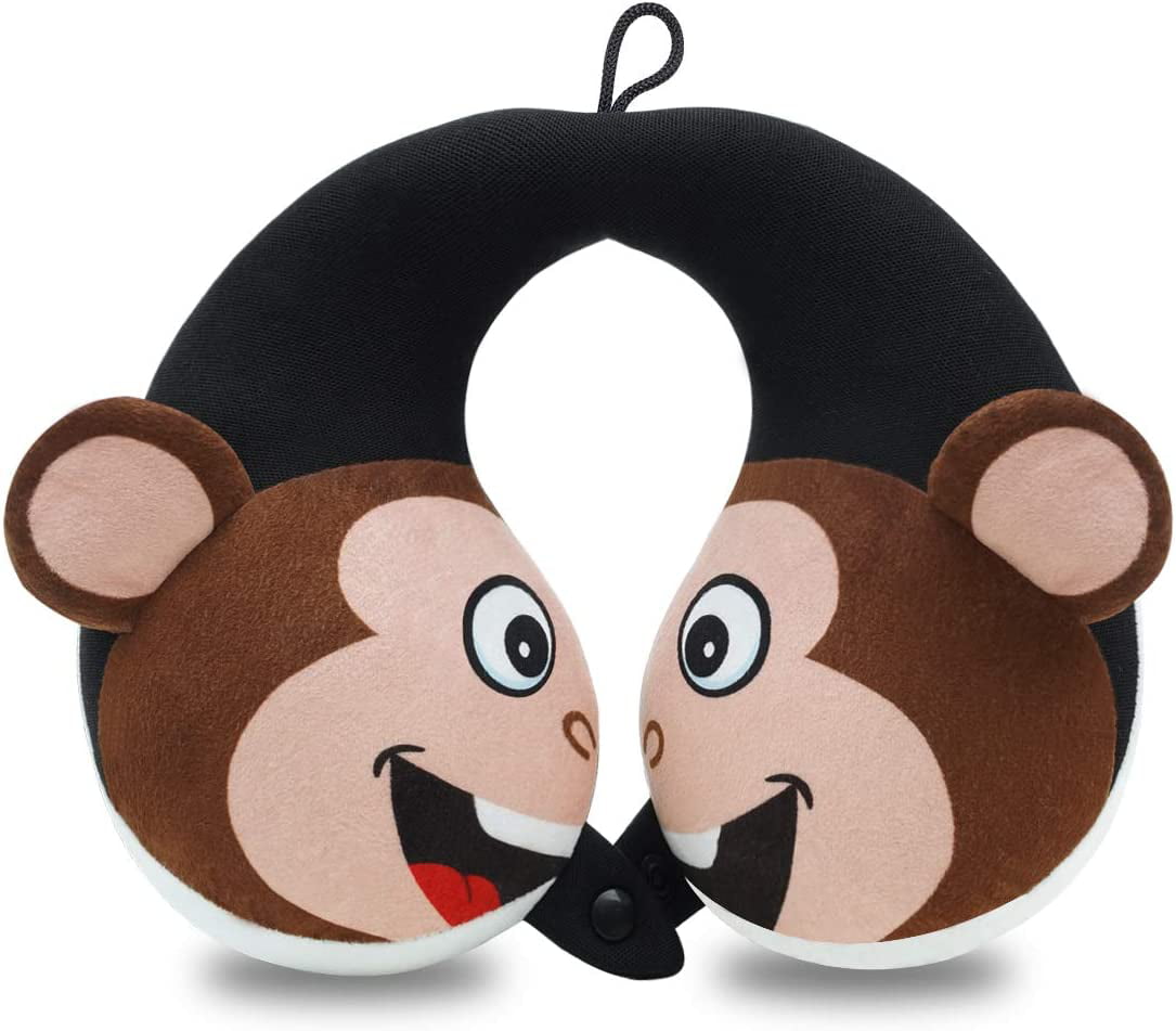 Kids Neck Travel Pillow, Remarkable Head Chin Neck Support U-Shaped Animal  Pillows for Child, Toddlers – Relax and Sleep Soundly A 
