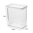 thumbnail image 1 of Refrigerador De Cocina De Plástico, Contenedor De Almacenamiento De Alimentos, Caja De Fideos, Tanque De Almacenamiento Multigrano, Latas Selladas Transparentes Minnieouse HA022597-00, 1 of 2