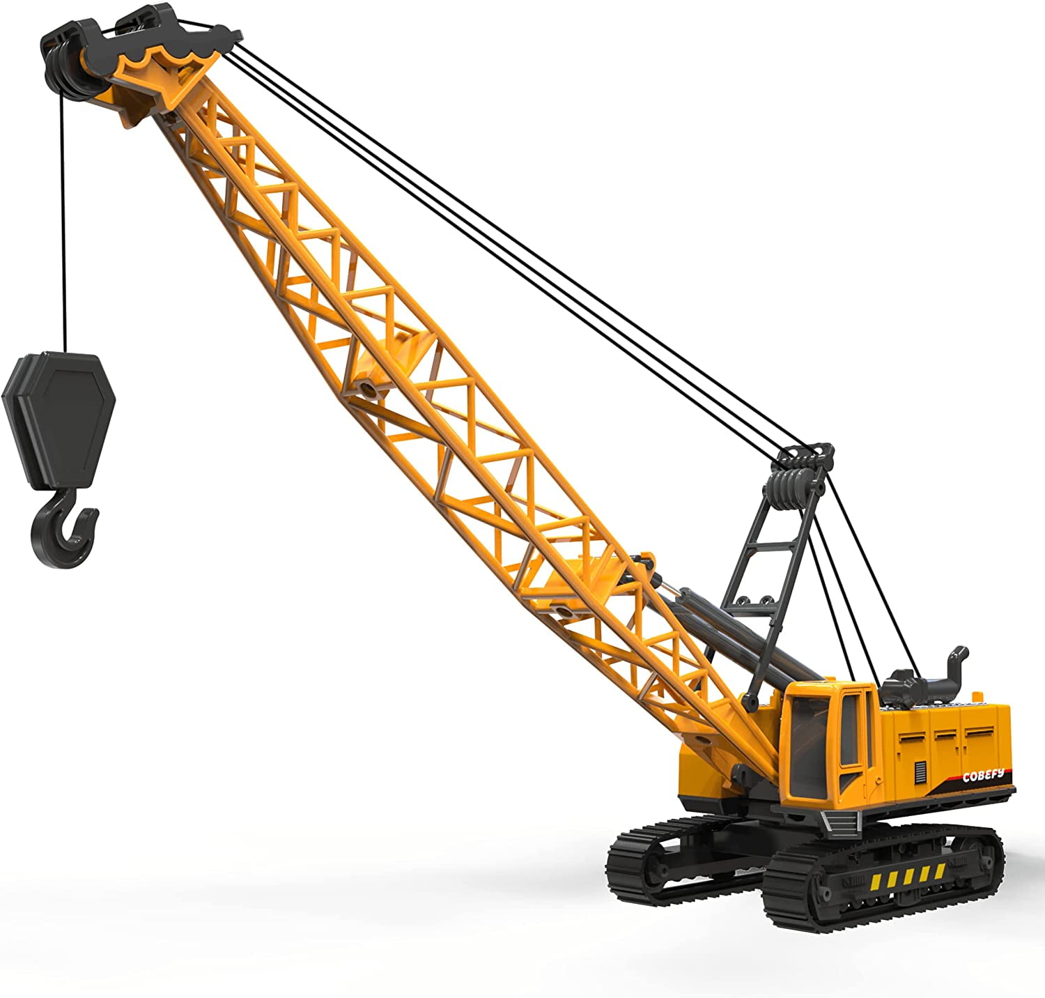 Crane Toy Construction Toy Truck, Diecast Construction Vehicles for Kids Sandbox Car Toy for Boy, Birthday Gift for Age 3 and Up Children Kids Toddler Present