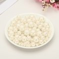 thumbnail image 4 of Uxcell 150 Pcs Faux Pearls Beads Vase Filler Centerpiece Pearls for Party Wedding Table Decor Beige, 4 of 6