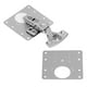 thumbnail image 5 of Uadme Placa De Reparación De Bisagras, Juego De Accesorios De Mantenimiento De Acero Inoxidable para Gabinete De Puerta, 5 of 8