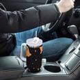 thumbnail image 4 of Yayeee 30oz Stainless Steel Tumbler with Straw and Handle Double-Wall Insulated Travel Water Bottle, Black Halloween Ghosts, 4 of 8
