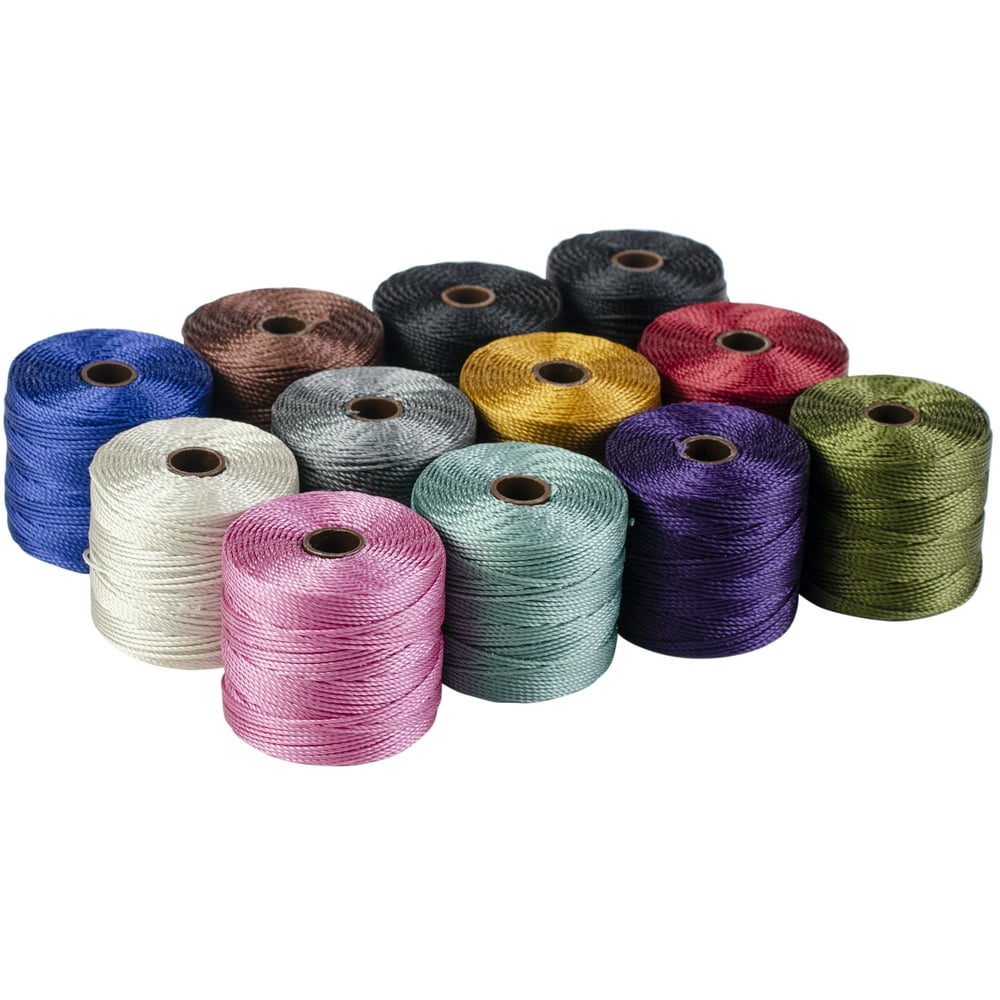 Beadsmith S-Lon Bead Cord TEX210 12/Pkg- - Walmart.com - Walmart.com
