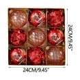 thumbnail image 6 of Christmas Ball Ornaments 9 Pcs - 3 inch Large Shatterproof Christmas Balls, Exquisite Decorations Indoor, Premium Holiday Party Hanging Ornaments for Xmas Tree, Wreath, Vines, Pink, 6 of 9
