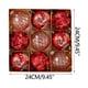 thumbnail image 2 of Decoraciones navideñas, adornos navideños, regalos navideños, decoración de cumpleaños, boutique, bolas navideñas de plástico pintadas de PET, juego de bolas para decoración de árboles de Navidad, bol, 2 of 5