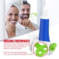 thumbnail image 3 of LAZIOEGR Green Rotating Tube Toothpaste Squeezer & Cosmetic Dispenser – Easy‑Install ABS Stand for Bathroom, 3 of 9