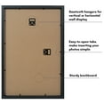 thumbnail image 3 of Americanflat 11x17 Picture Frame with Polished Plexiglass Soho Collection Gallery Style Deep Molding - Black, 3 of 7