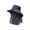 Dark Gray, variant on Solar Fan Hat Wide Brim Hat with Face Mask, Outdoor Sun Hat for Fishing,Hiking,USB Solar Charging(Navy)