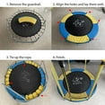 thumbnail image 4 of Almohadilla De Trampolín, Funda De Trampolín Con Cojín De Esponja Con Correas Para Reemplazo, 4 of 8