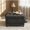 Dark Grey, variant on iooHug 30 Inch Square Upholstered Coffee Table with Nailhead Trim, Storage Cabinet for Bedroom, Suitable for Living Room, Bedroom, Office & Household Use(Coffee)