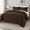 Chocolate-Full/Queen, variant on Aqua Blue King Size Lightweight Ultra-Soft Cloud Pattern Quilt Bedspread Set