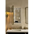 thumbnail image 2 of Robern  24 x 44 x D4 in. Round Corner Metal Cabinet - Aged Brass, 2 of 3