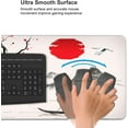 thumbnail image 6 of Large Gaming Mouse Pad, Extended Size 31.5x11.8 inches, Non-Slip Rubber Base Desk Mat with Stitched Edges, Japanese Cherry Blossom Design, 6 of 6